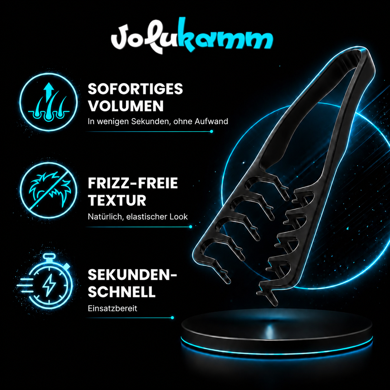 VoluKamm™ Wellen- & Volumen-Kamm